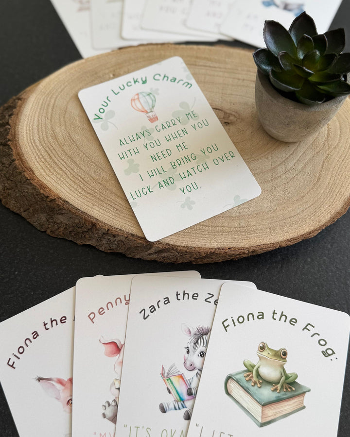Kids Affirmation Cards - Wild Animal Edition