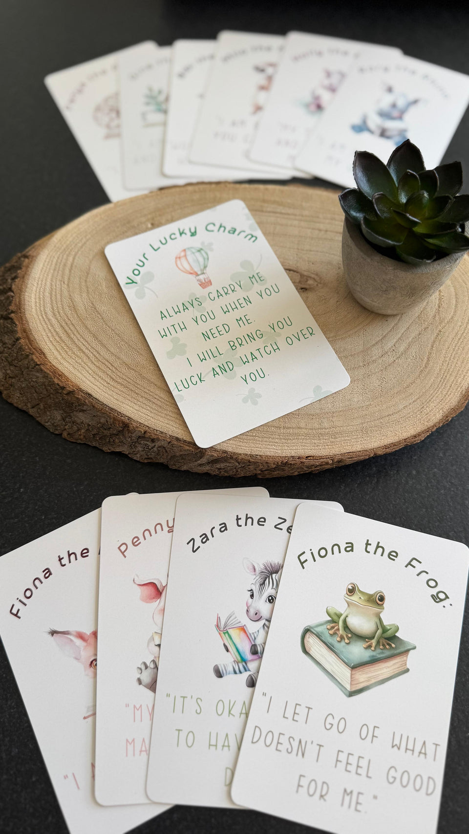 Kids Affirmation Cards - Wild Animal Edition