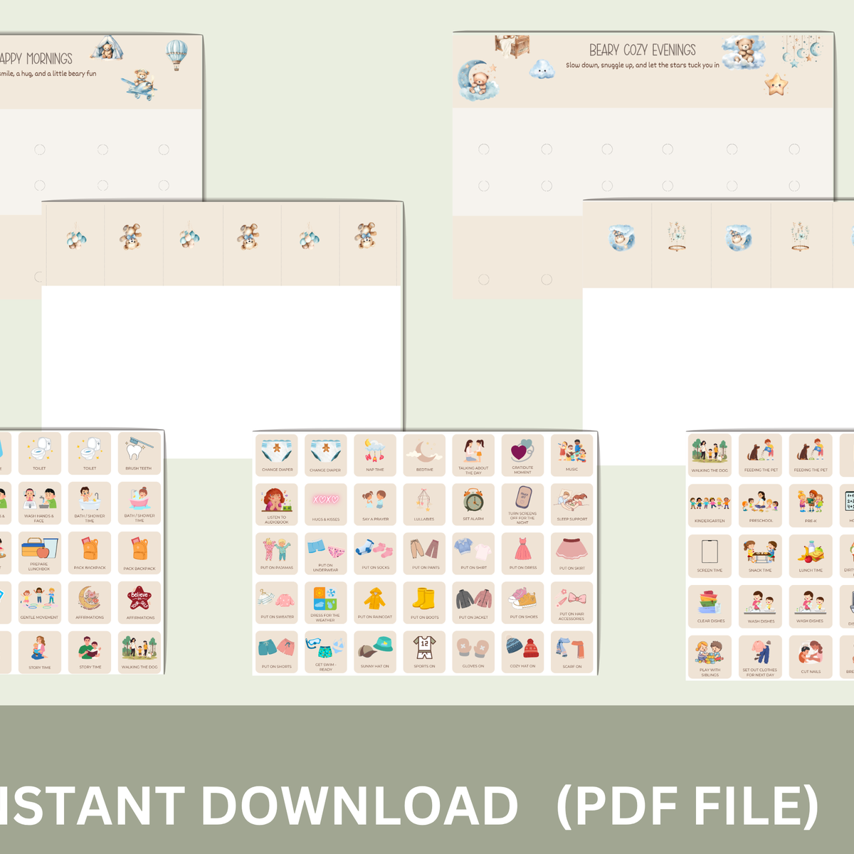 Morning & Evening Routine - Digital Download