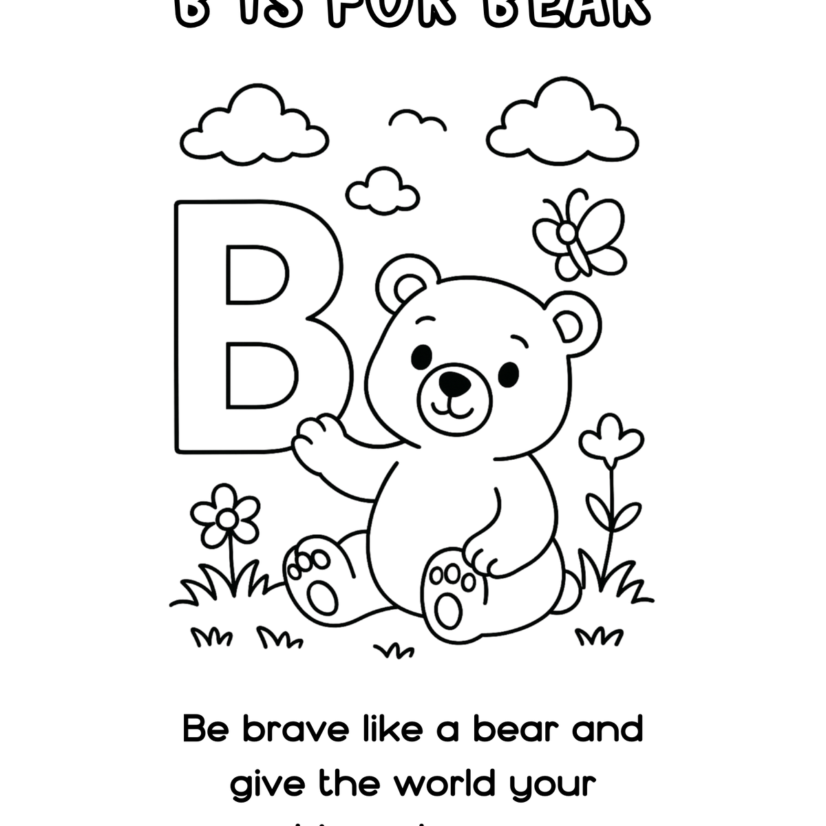 ABC Animals & Affirmations Printable Pack - Fun Learning for Kids (Digital Download)