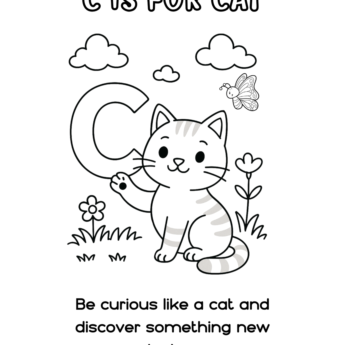 ABC Animals & Affirmations Printable Pack - Fun Learning for Kids (Digital Download)