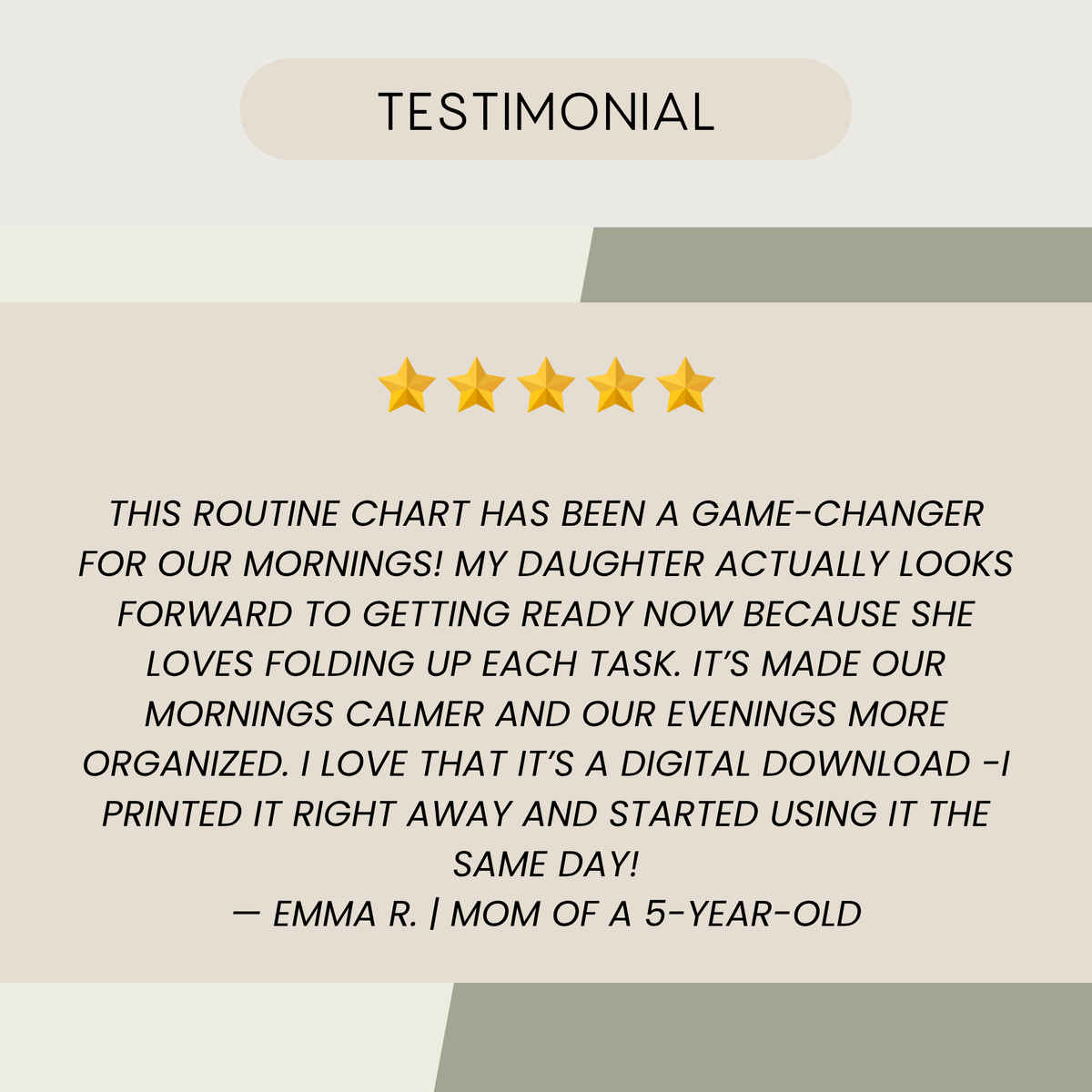 Morning & Evening Routine - Digital Download